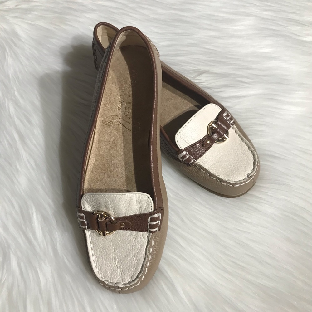 Aerosoles shoes leather loafer ballet flat size 7